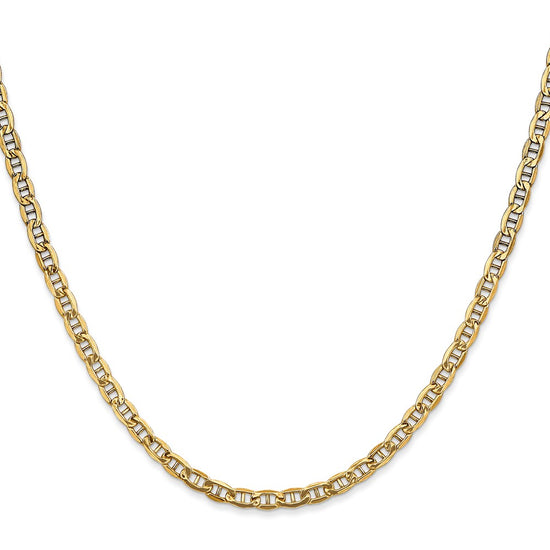Gold (10K & 14K) Semi-Solid Anchor Chain