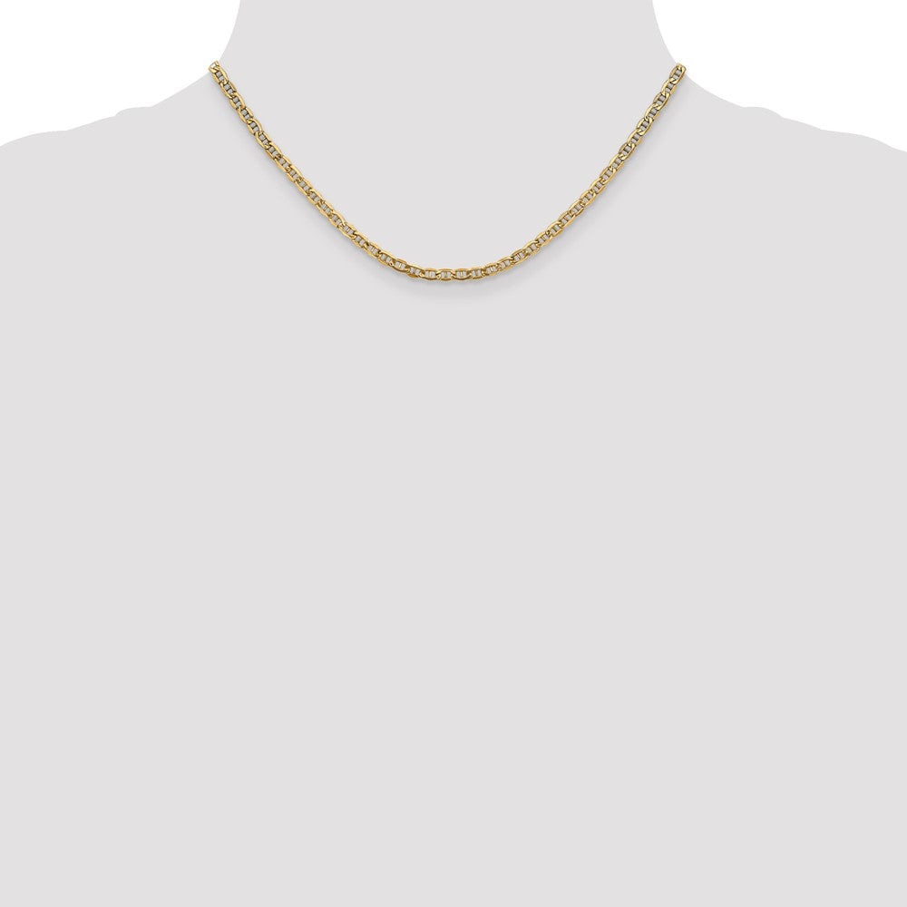 Gold (10K & 14K) Semi-Solid Anchor Chain