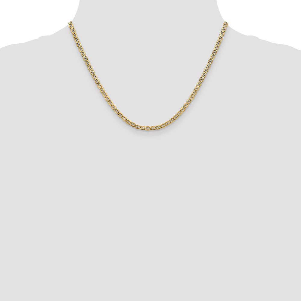 Gold (10K & 14K) Semi-Solid Anchor Chain