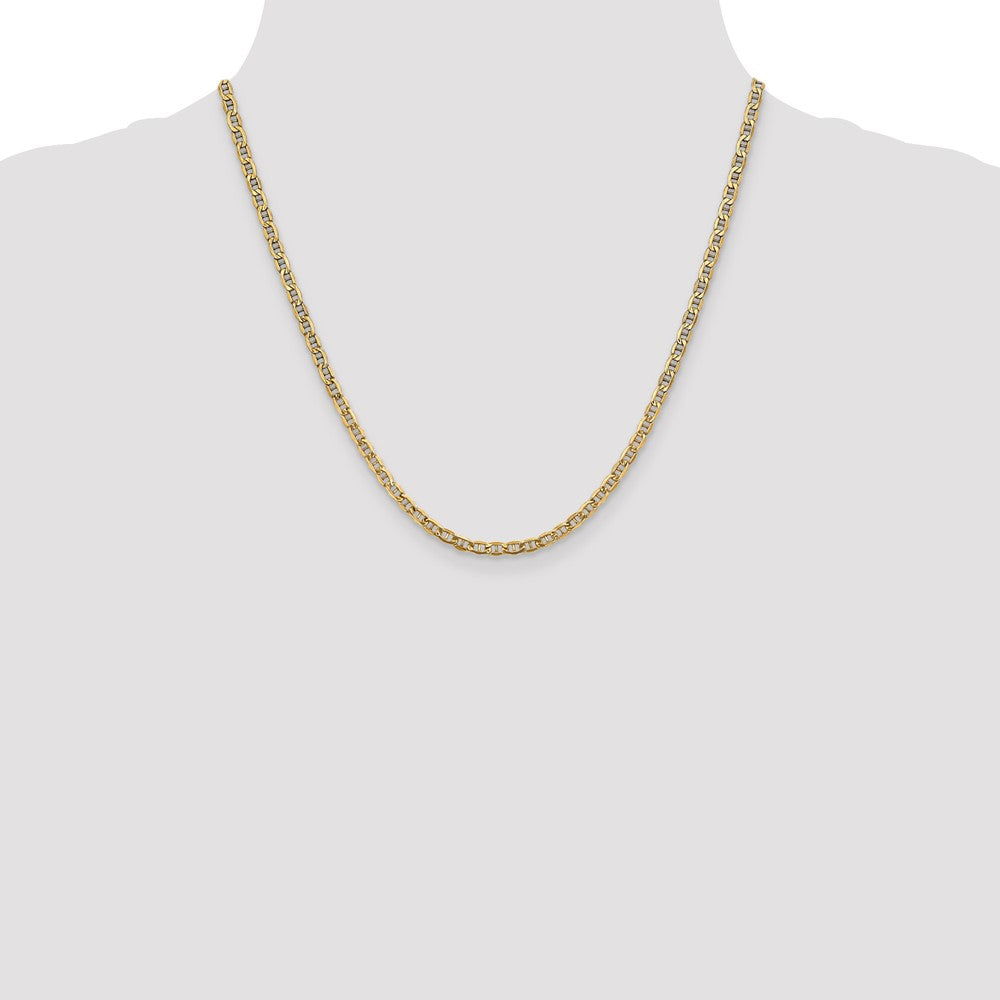 Gold (10K & 14K) Semi-Solid Anchor Chain