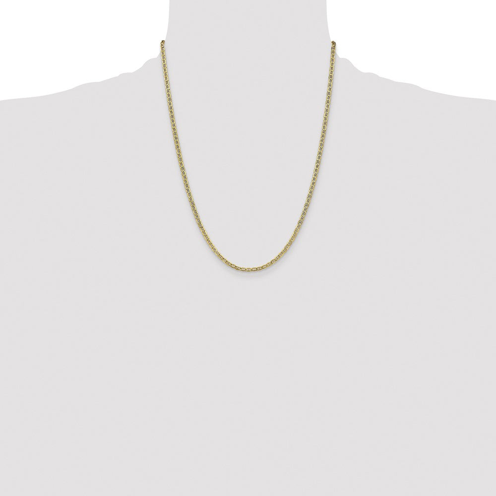 Gold (10K & 14K) Semi-Solid Anchor Chain
