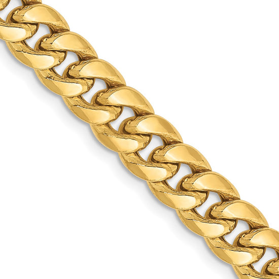 Gold (10K & 14K) Semi-Solid Miami Cuban Chain