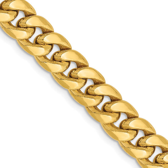 Gold (10K & 14K) Semi-Solid Miami Cuban Chain