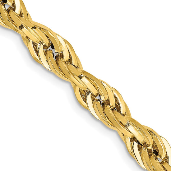 Gold (10K & 14K) Semi-Solid Rope Chains