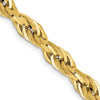 Gold (10K & 14K) Semi-Solid Rope Chains