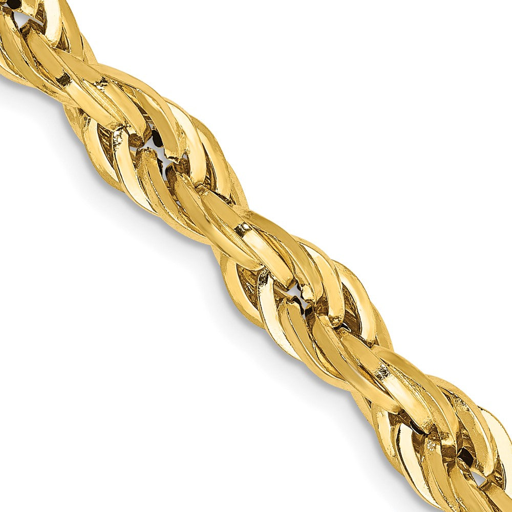 Gold (10K & 14K) Semi-Solid Rope Chains