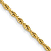 Gold (10K & 14K) Semi-Solid Rope Chains