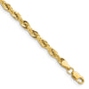 Gold (10K & 14K) Semi-Solid Rope Chains