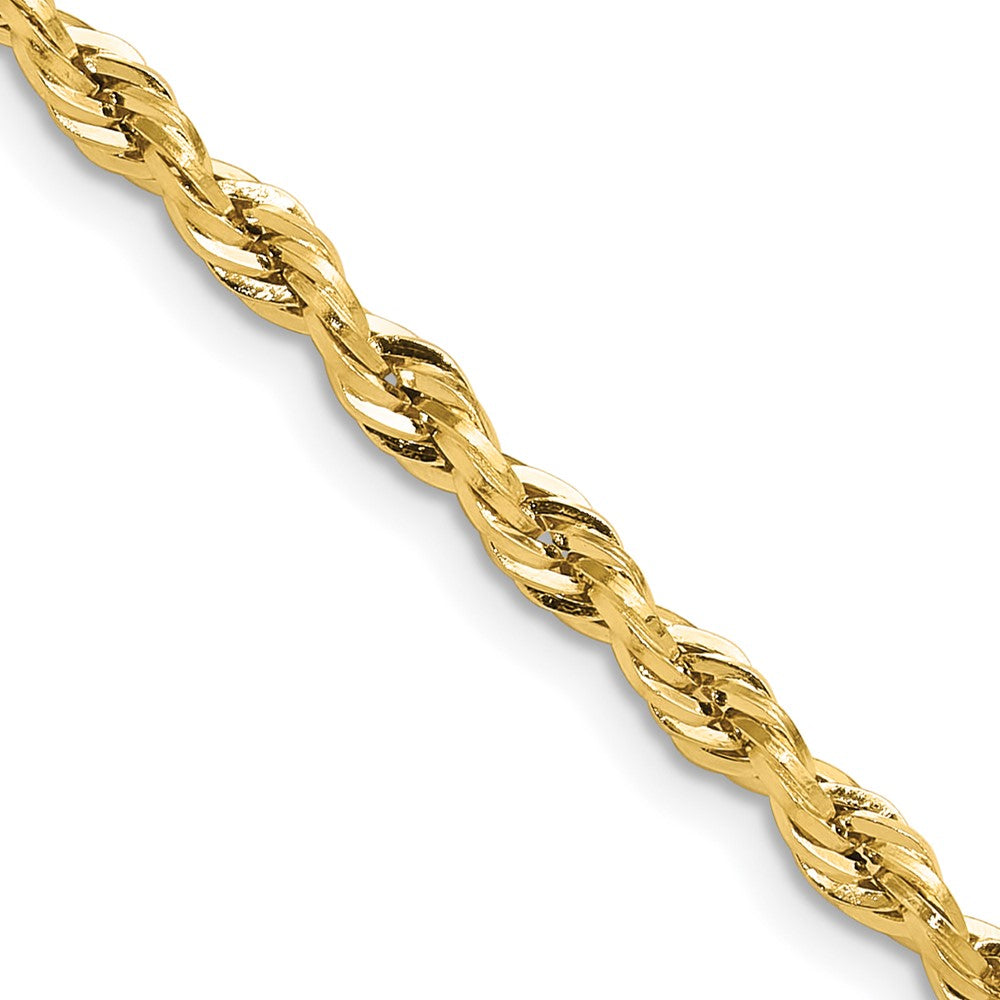 Gold (10K & 14K) Semi-Solid Rope Chains