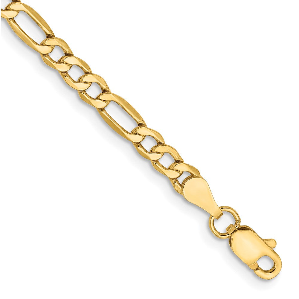 Gold (10K & 14K) Semi-Solid Figaro Chain