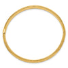 10k Florentine Hinged Baby Bangle