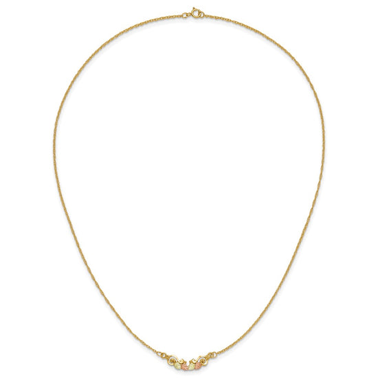 10k Tri-color Black Hills Gold Necklace