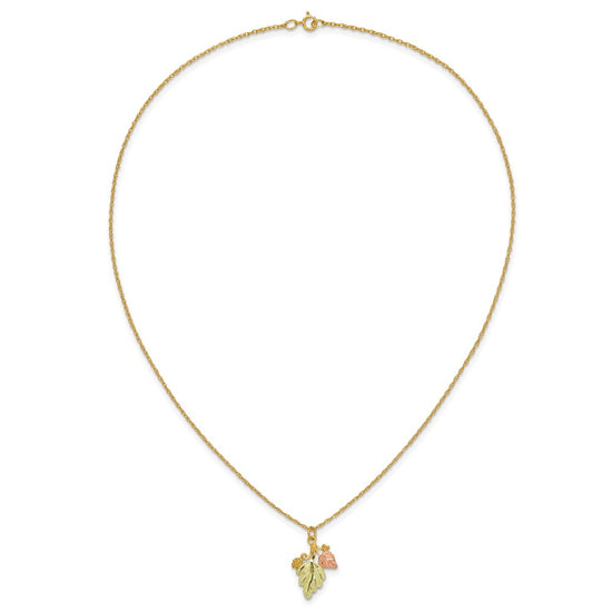 10k Tri-color Black Hills Gold Necklace