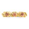 10k w/12k Accents Black Hills Gold -X- and Rose Ring