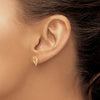 10k Tri-color Black Hills Gold Post Earrings