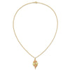 10k and 12k Tri-color Black Hills Gold Grapes and Leaves 14k Gold-filled Chain 18 inch Necklace