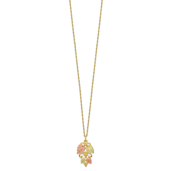 10k Tri-color Black Hills Gold Necklace