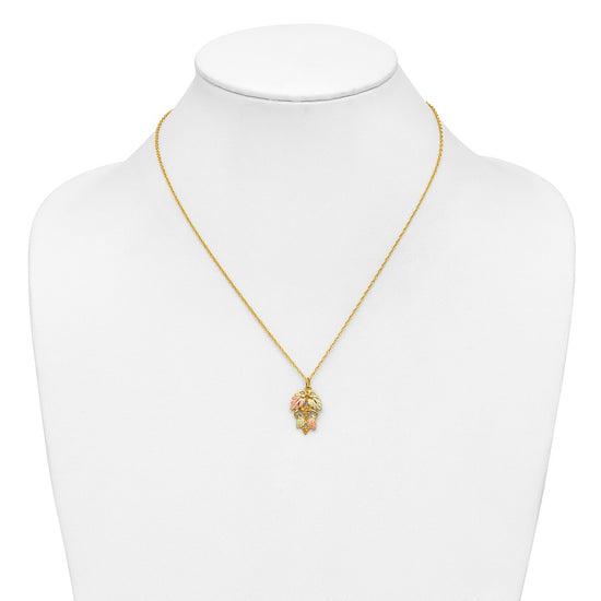 10k Tri-color Black Hills Gold Necklace
