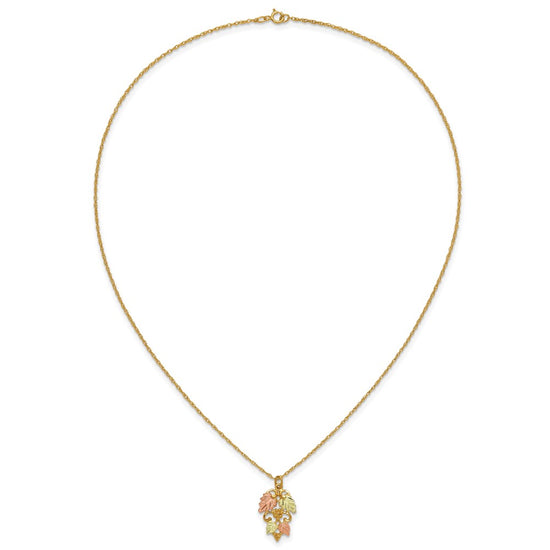 10k Tri-color Black Hills Gold Necklace
