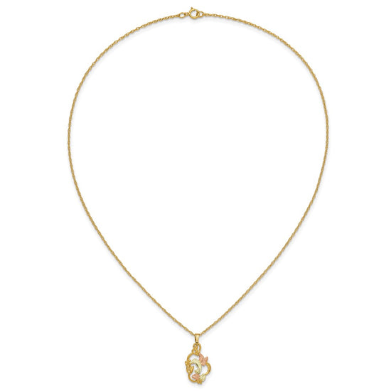 10k Tri-color Black Hills Gold Necklace