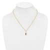 10k Tri-color Black Hills Gold Mystic Topaz Necklace