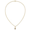 10k Tri-color Black Hills Gold Mystic Topaz Necklace