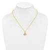 10k Tri-color Black Hills Gold Butterfly Necklace