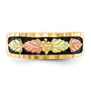 10k Tri-color Black Hills Gold Men's Antiqued Ring