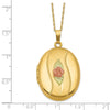 10K w/ 12k Accents and 14k Gold-filled Chain Black Hills Locket