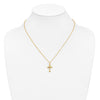 10k Tri-Color Black Hills Gold Cross Necklace