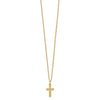10k Tri-Color Black Hills Gold Cross Necklace