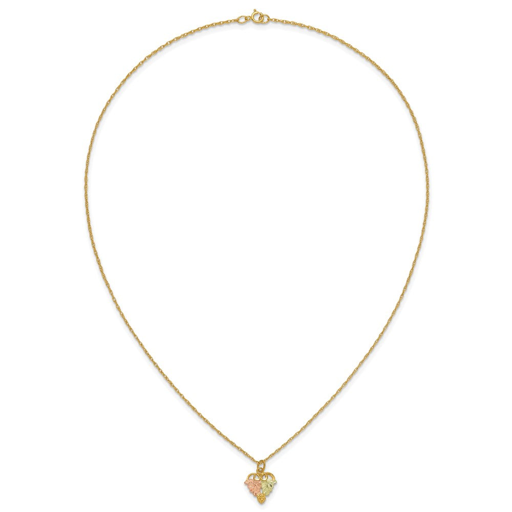10k Tri-Color Black Hills Gold Necklace