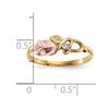 10k Tri-Color Black Hills Gold Diamond Ring