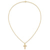10k Tri-Color Black Hills Gold Cross Necklace