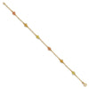 10k Tri-color Gold Black Hills Roses Bracelet