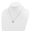 10k Tri-Color Black Hills Gold Dragonfly Necklace