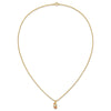 10K Tri-color w/14K Gold-filled Chain Black Hills Gold Necklace