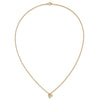 10K Tri-color w/12K Accents Diamond Black Hills Gold Necklace