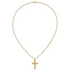 10k w/12K Accents Black Hills Gold Cross 18IN Necklace