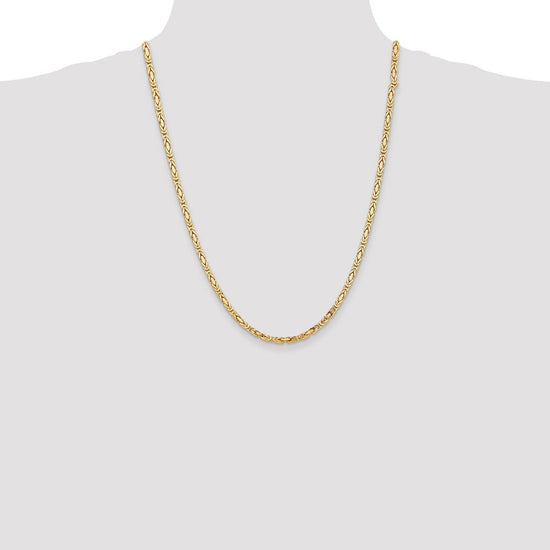 Gold (10K & 14K) Byzantine Chain