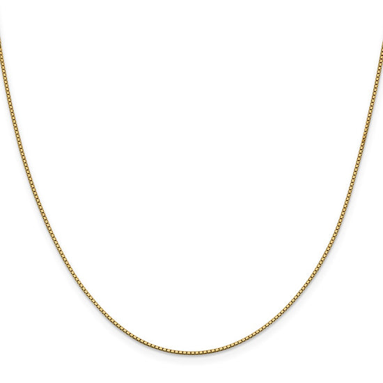 Gold (10K & 14K) Box Chain — 0.95 mm