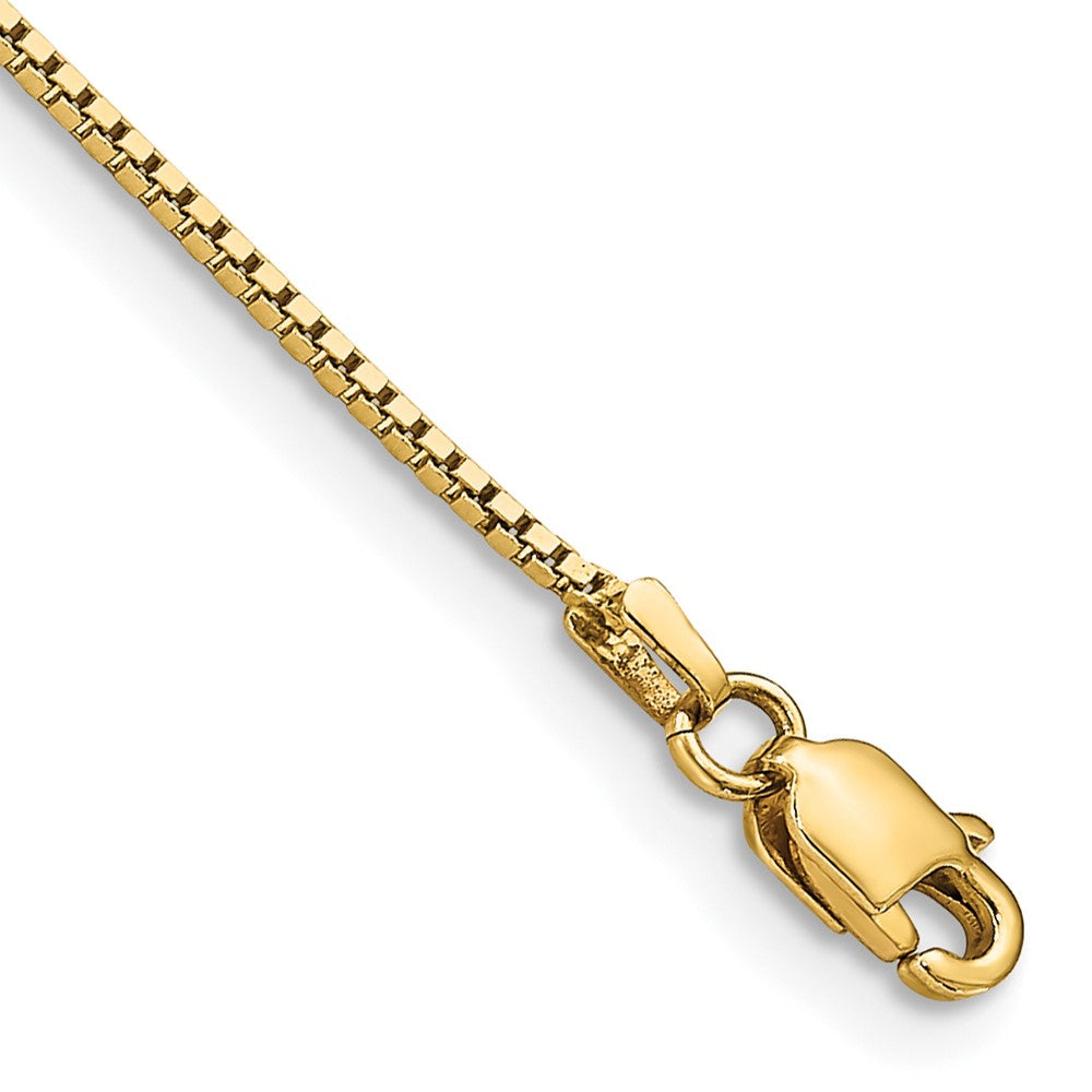 Gold (10K & 14K) Box Chain — 0.95 mm