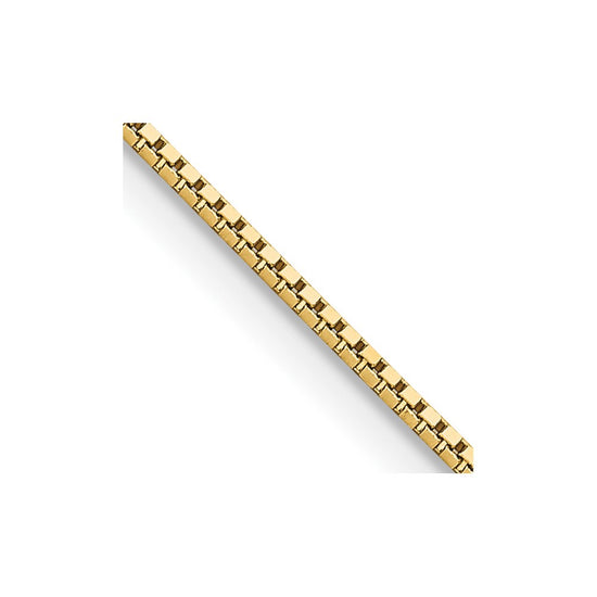 Gold (10K & 14K) Box Chain — 0.95 mm