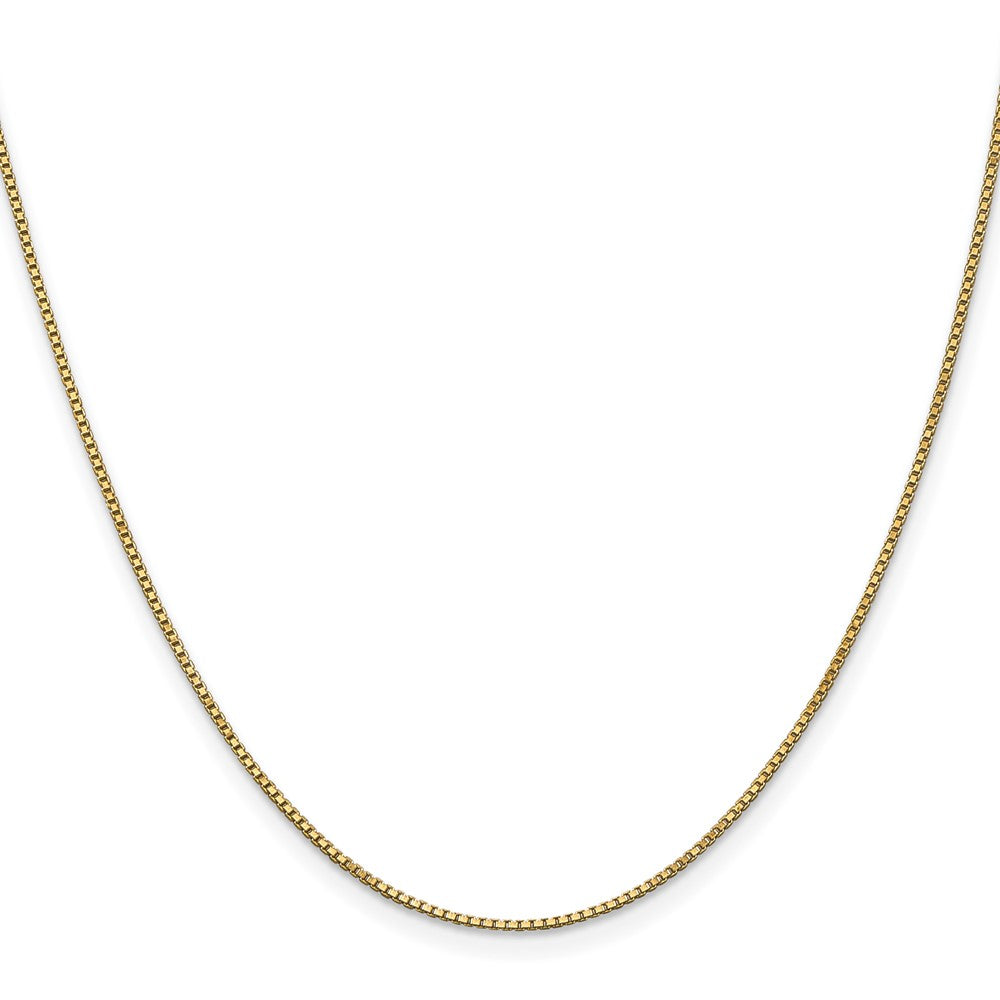 Gold (10K & 14K) Box Chain — 1 mm