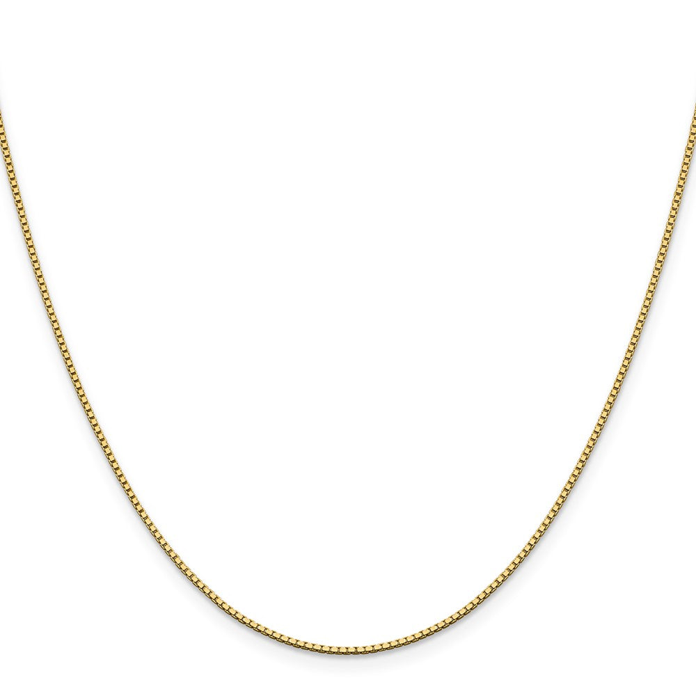 Gold (10K & 14K) Box Chain — 1.05 mm