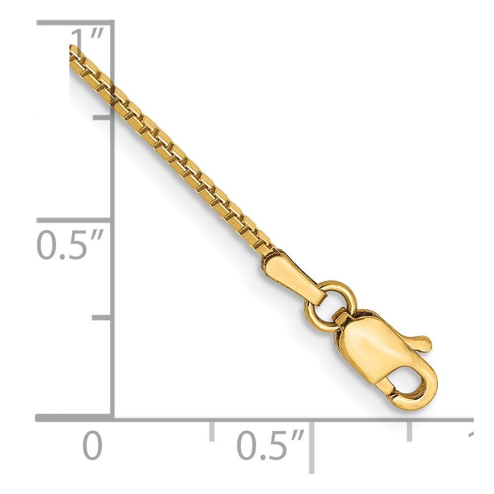 Gold (10K & 14K) Box Chain — 1.05 mm