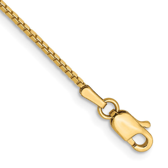 Gold (10K & 14K) Box Chain — 1.05 mm