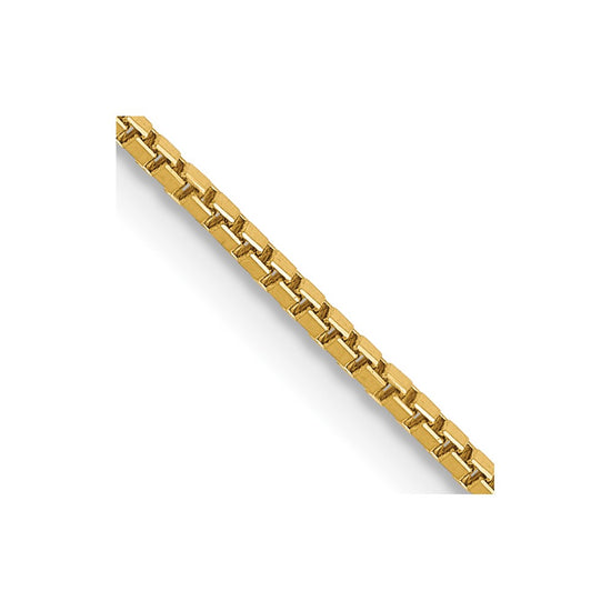Gold (10K & 14K) Box Chain — 1.05 mm