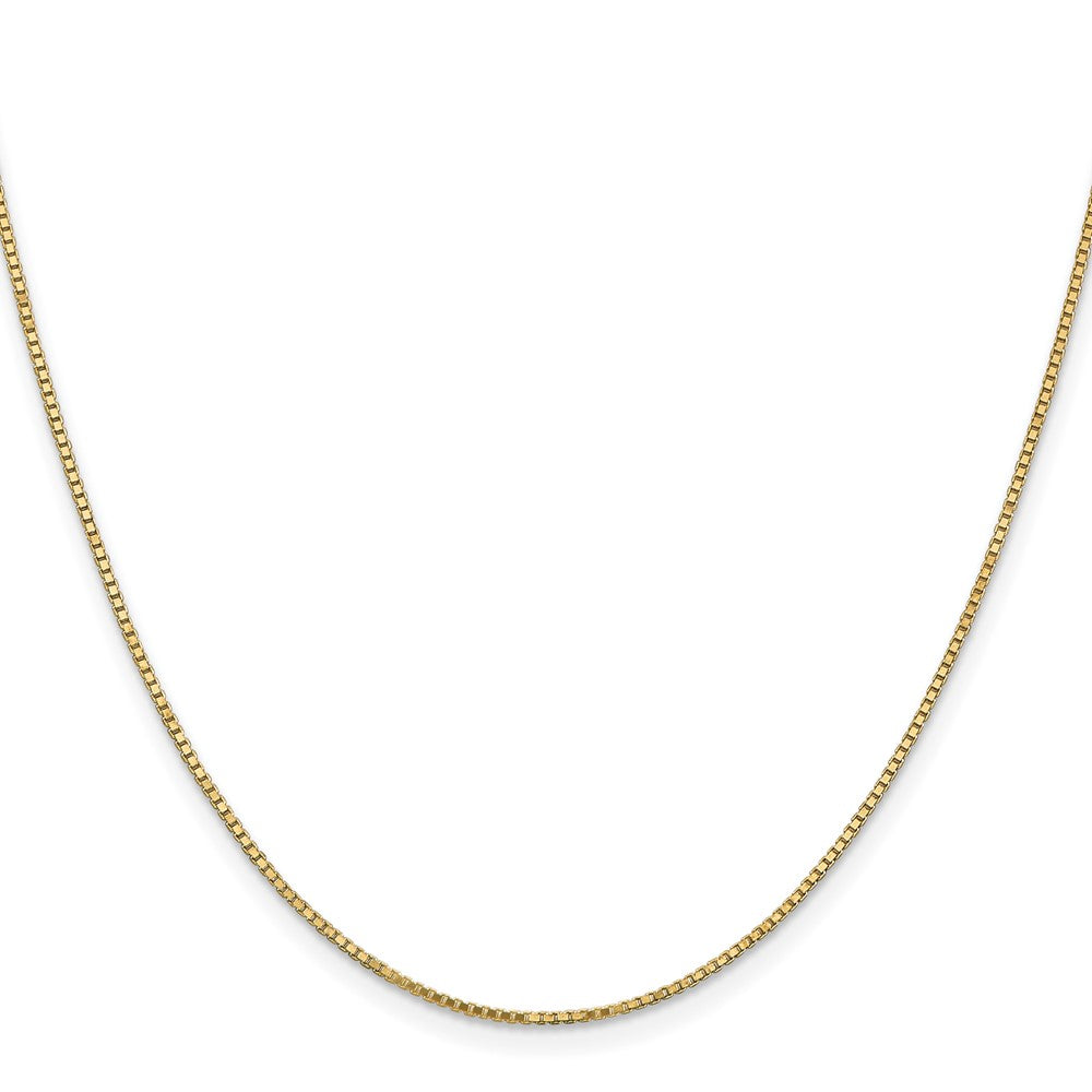 Gold (10K & 14K) Box Chain — 1.1 mm