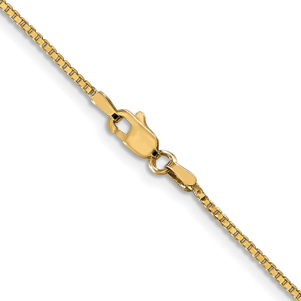 Gold (10K & 14K) Box Chain — 1.1 mm
